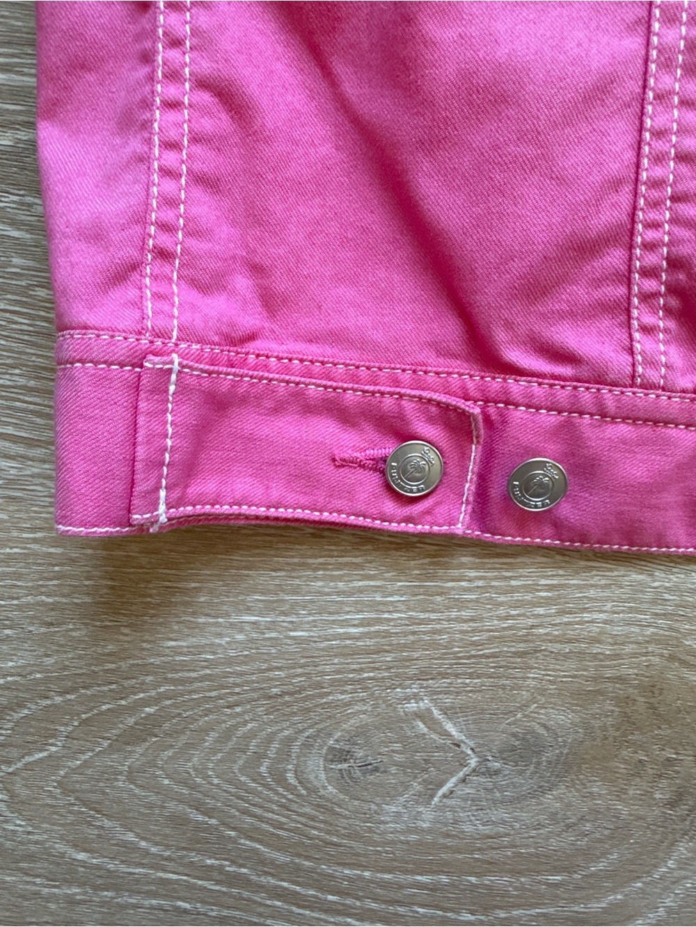 Lilly Pulitzer Pink Denim Jacket - Picture 4 of 4